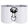 10 oz. White Stainless Steel Short Tumbler Thumbnail