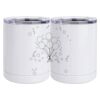 10 oz. White Stainless Steel Short Tumbler Thumbnail