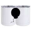 10 oz. White Stainless Steel Short Tumbler Thumbnail