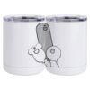 10 oz. White Stainless Steel Short Tumbler Thumbnail