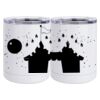 10 oz. White Stainless Steel Short Tumbler Thumbnail