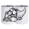 10 oz. White Stainless Steel Short Tumbler Thumbnail