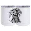 10 oz. White Stainless Steel Short Tumbler Thumbnail