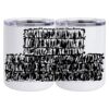 10 oz. White Stainless Steel Short Tumbler Thumbnail