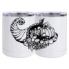 10 oz. White Stainless Steel Short Tumbler Thumbnail