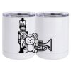 10 oz. White Stainless Steel Short Tumbler Thumbnail
