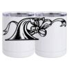 10 oz. White Stainless Steel Short Tumbler Thumbnail