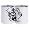 10 oz. White Stainless Steel Short Tumbler Thumbnail