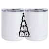 10 oz. White Stainless Steel Short Tumbler Thumbnail