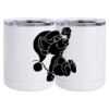 10 oz. White Stainless Steel Short Tumbler Thumbnail
