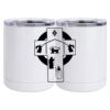 10 oz. White Stainless Steel Short Tumbler Thumbnail