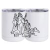 10 oz. White Stainless Steel Short Tumbler Thumbnail