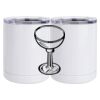 10 oz. White Stainless Steel Short Tumbler Thumbnail