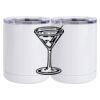 10 oz. White Stainless Steel Short Tumbler Thumbnail