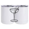 10 oz. White Stainless Steel Short Tumbler Thumbnail