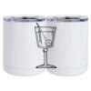 10 oz. White Stainless Steel Short Tumbler Thumbnail
