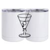 10 oz. White Stainless Steel Short Tumbler Thumbnail