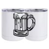 10 oz. White Stainless Steel Short Tumbler Thumbnail