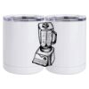 10 oz. White Stainless Steel Short Tumbler Thumbnail