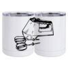 10 oz. White Stainless Steel Short Tumbler Thumbnail