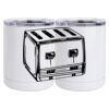 10 oz. White Stainless Steel Short Tumbler Thumbnail