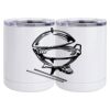 10 oz. White Stainless Steel Short Tumbler Thumbnail