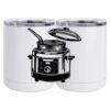 10 oz. White Stainless Steel Short Tumbler Thumbnail