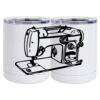 10 oz. White Stainless Steel Short Tumbler Thumbnail