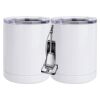 10 oz. White Stainless Steel Short Tumbler Thumbnail