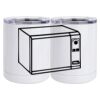 10 oz. White Stainless Steel Short Tumbler Thumbnail