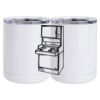 10 oz. White Stainless Steel Short Tumbler Thumbnail
