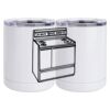 10 oz. White Stainless Steel Short Tumbler Thumbnail