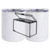 10 oz. White Stainless Steel Short Tumbler Thumbnail