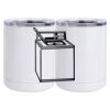 10 oz. White Stainless Steel Short Tumbler Thumbnail