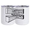 10 oz. White Stainless Steel Short Tumbler Thumbnail