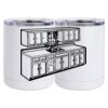 10 oz. White Stainless Steel Short Tumbler Thumbnail