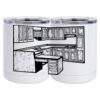 10 oz. White Stainless Steel Short Tumbler Thumbnail