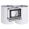 10 oz. White Stainless Steel Short Tumbler Thumbnail