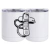 10 oz. White Stainless Steel Short Tumbler Thumbnail