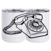 10 oz. White Stainless Steel Short Tumbler Thumbnail