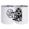 10 oz. White Stainless Steel Short Tumbler Thumbnail