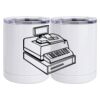 10 oz. White Stainless Steel Short Tumbler Thumbnail