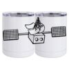 10 oz. White Stainless Steel Short Tumbler Thumbnail