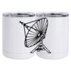 10 oz. White Stainless Steel Short Tumbler Thumbnail