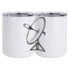 10 oz. White Stainless Steel Short Tumbler Thumbnail