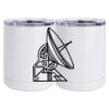 10 oz. White Stainless Steel Short Tumbler Thumbnail