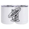 10 oz. White Stainless Steel Short Tumbler Thumbnail