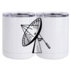 10 oz. White Stainless Steel Short Tumbler Thumbnail