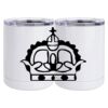 10 oz. White Stainless Steel Short Tumbler Thumbnail