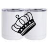 10 oz. White Stainless Steel Short Tumbler Thumbnail
